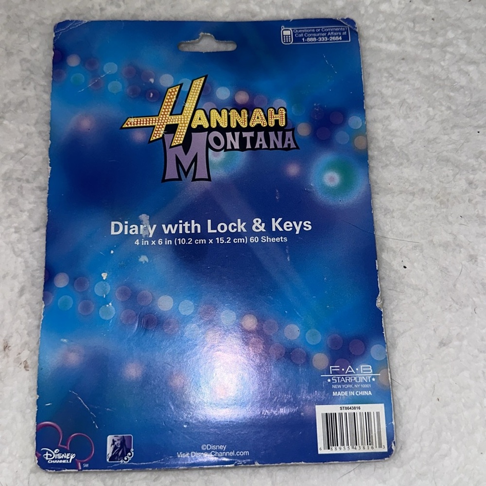 Disney Hannah Montana POP STAR Secret Celebrity Diary W/ Lock and Keys Journal - Picture 12 of 13